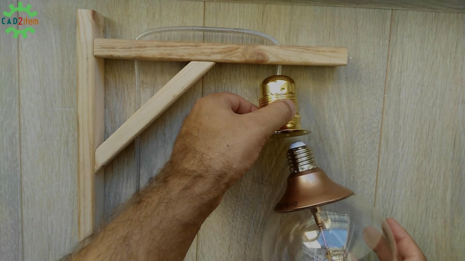 Making Loft Wall Sconce Step 6